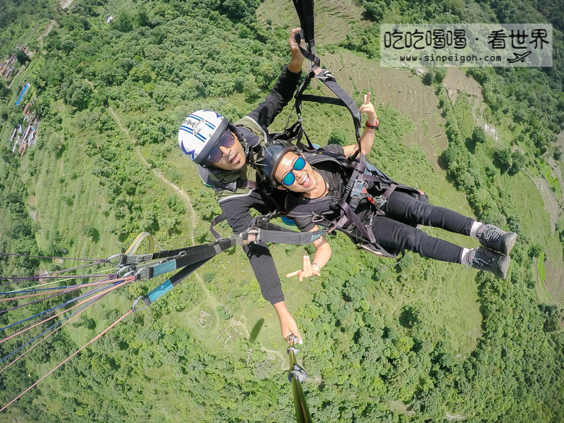 吃吃喝喝看世界 尼泊爾paragliding 