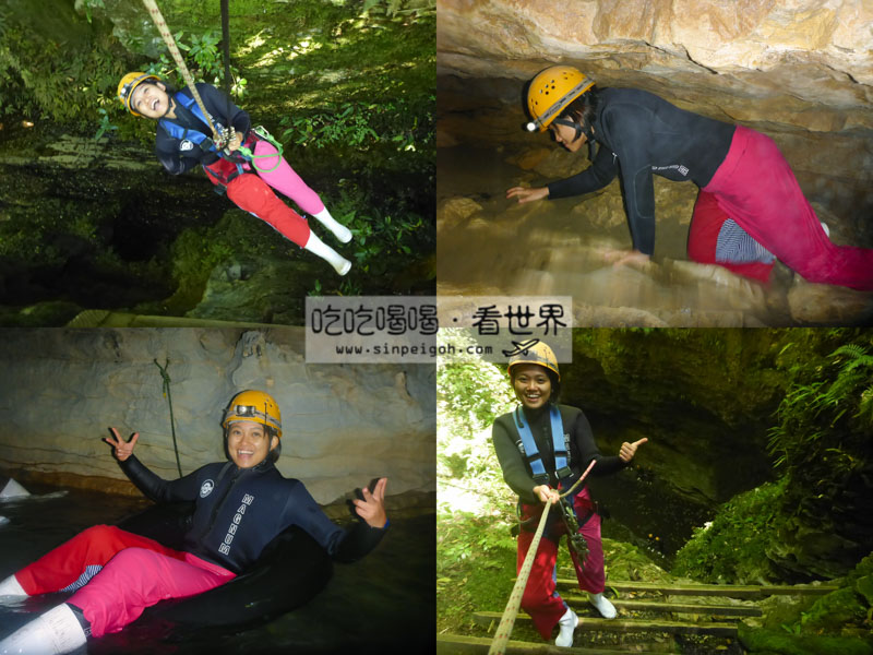 紐西蘭kiwi cave rafting 